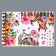 Stick plastic interior color "Forest animals in flowers" 60x90 cm