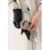 Female gloves, size 8.5, with insulation, black color