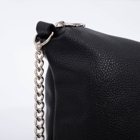 Bag Cross-Bodi with a zipper, black color-3