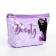 Lightning cosmetic bag, lilac color