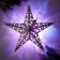 Interior star with a garland New Year's "Cosmic Sky", for the New Year, 45 × 45 cm.