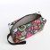 Cosmetic bag with lightning, black/multi -colored color