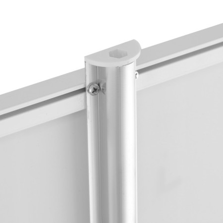 Bath screen "premium a", 168 cm, white color-3