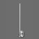 Bra Mantra Cinto, LED, 12W, 960LM, 3000K, 160x150x830 mm, chromium color