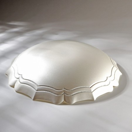 Serving dish "Alice", D = 30 cm, Platinum color-2