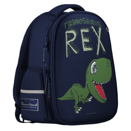 Frame backpack, 38 x 30 x 20 cm, Bruno VisConti 12-001, + pencil case, rex-1