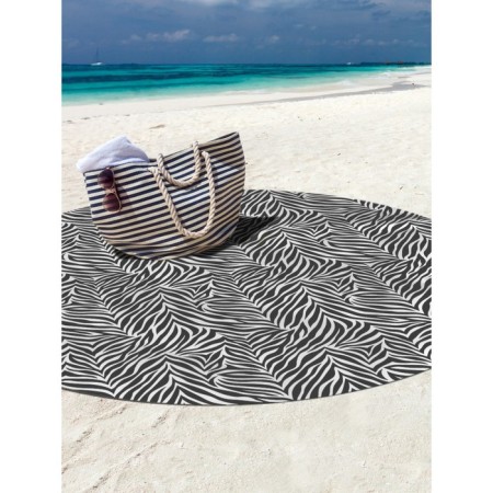 Pareo and beach rug "Savannah", d = 150 cm-1