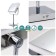 Mirror Cosmetic desktop Snow White 1x/5x-lucid, LED sensor, chrome