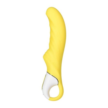 Satiffyer Vibes Yummy Sunshine vibrator, silicone, yellow color, 22.5 cm-2