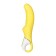 Satiffyer Vibes Yummy Sunshine vibrator, silicone, yellow color, 22.5 cm