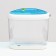 Aquarium desktop, with LED lighting and feeding calendar, 4.4 liters