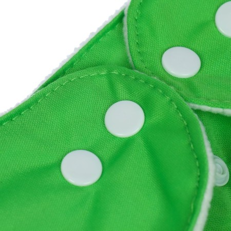 Reusable diaper "our bunny", green color-6