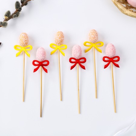 Skewers "Easter eggs" mix, set 6 pcs.-1