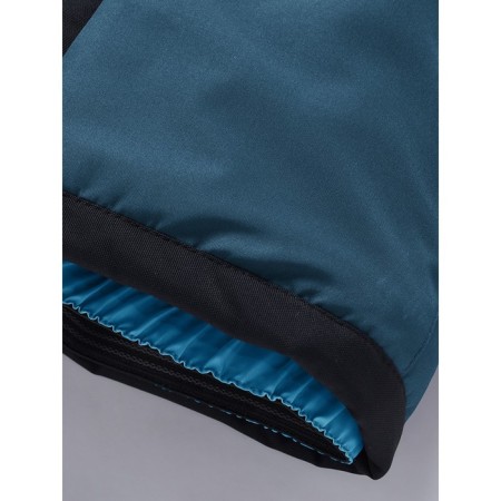 Ski costume for a girl, height 164 cm, turquoise color-20