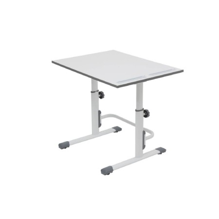 Polini Kids Simple M1 75 x 55 cm growing transformer desktop, white/gray color