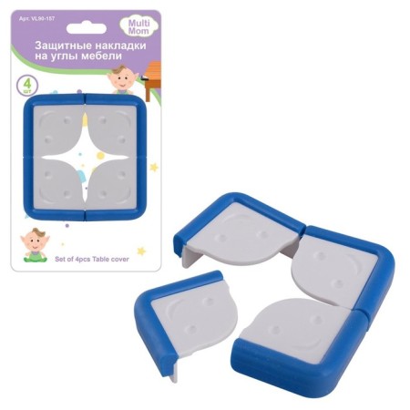 Protective overlays on furniture angles, 4 pcs