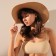 Women's hat minku, col. light brown, rr 58