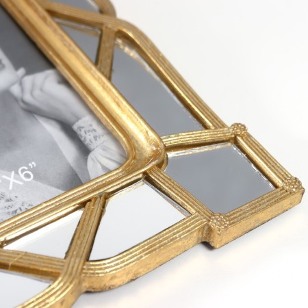 Photo frame Polystone 10x15 cm "Zaporokalier" gold 23.5x18 cm-3