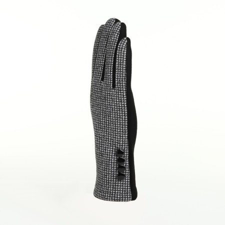 Gloves are female, dimensionless, without insulation, black color-1