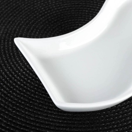 Porcelain dish, 24 × 11 cm, white color-2