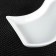 Porcelain dish, 24 × 11 cm, white color