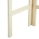 Waste, leaning table, 80x74x45cm, square, pine