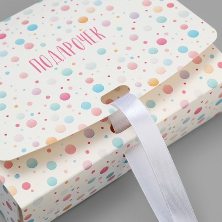 Gift folding box, packaging, “gift”, 16.5 x 12.5 x 5 cm-3