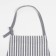 Apron Ethel "strip" Color gray, 62 x 76cm, 50% cotton, 50% p/e