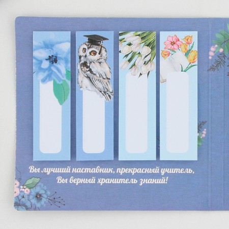 Set in the postcard "Owls", stickers of 4 x 20 sheets, a detachment block of 30 sheets-4