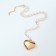 Piece with pearls "Heart" maxi, color gold, 40cm