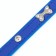 The collar "Bows and Rhinas", 38 x 1.5 cm, Osh 27-33, blue