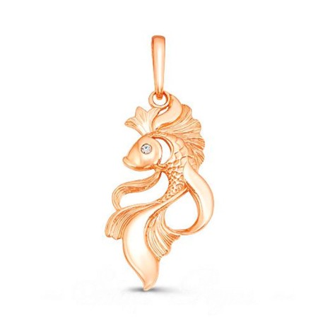 Suspension "Fish", gilding