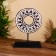 Decor "Ring" on the stand, Albezia 22x9x31 cm