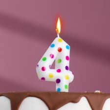 A candle in a cake for a birthday 