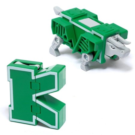 Dino-Bukva robot, transforms into a dinosaur, mix-23