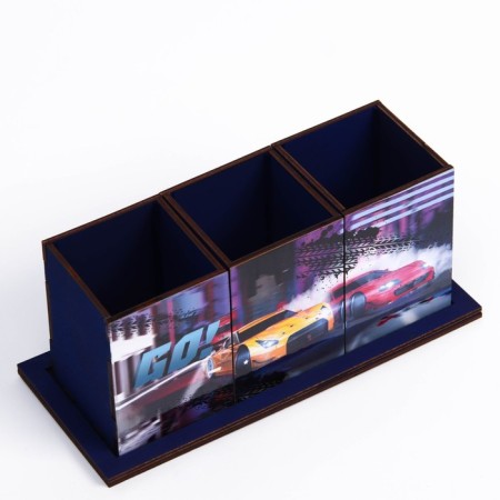 Organizer for the Office "Machine", 6.5 x 6.5 x 12.2 cm-5