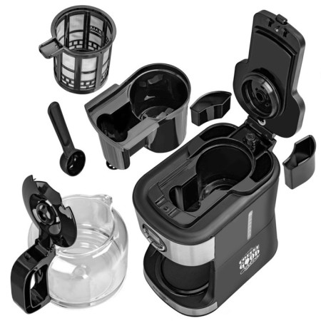 Coffee machine Endever Costa-1048, drip, 1300 watts, 1.8 l, black-gray-1