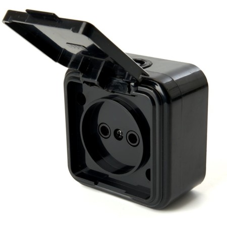 1-seater socket without grounding contact, 250V, 16A, IP44, PST16-20-44 (RA 16-201-), Cher 1022740