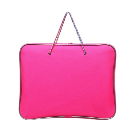 Folder with handles textile A4, 340 x 260 x 20 mm, "Office" 1Sh42 "Lux", inner pocket, pink-6