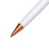 Gift handle, ball "Norfok" in the leatherette case, rotary, white body with gold