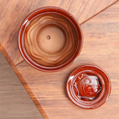 Flower Pot Argo No. 3, brown 1.2 liters-3
