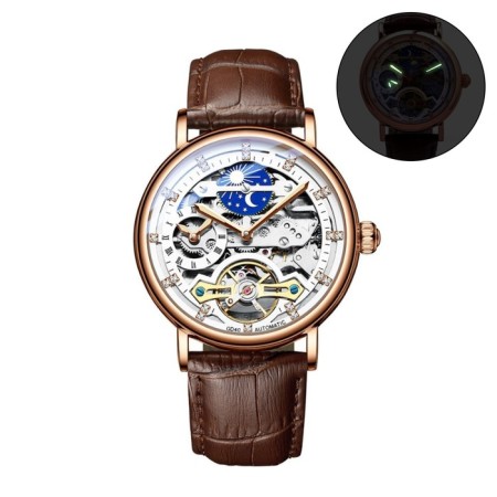 Masculine watch, d-4.5 cm, strap L-26 cm, 3 atm, luminous