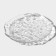 Glass supply dish "Rifaltaro", D = 14.5 cm, 14.5 × 1.7 cm