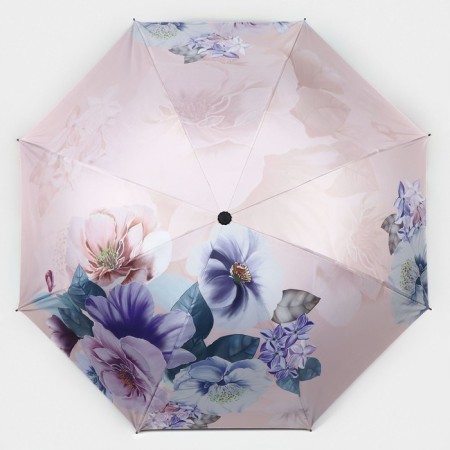Mechanical “violets” umbrella, eonge, 4 additions, 8 knitting needles, r = 47 cm, color mix-9