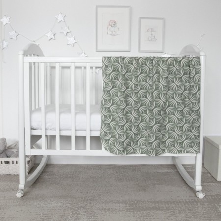 Fleet blanket "Shells", size 100x118 cm