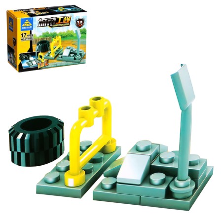 Designer builders "Technique", 16 types, mix-14