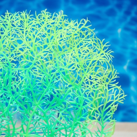The artificial aquarium, luminous plant, 23 cm, green-2