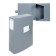 A4 archive folder A4, a spine of 80 mm, plastic, calligrata, cut fastener, gray, up to 700 sheets