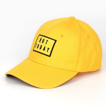 Women's cap not Today, yellow color, rr 56-1