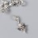Bale with a suspension metal for creativity "Dragon" silver 1x2.2 cm